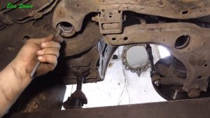 Замена задних сайлентблоков подрамника Opel Zafira A