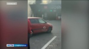 На Михайловском шоссе загорелась автомойка