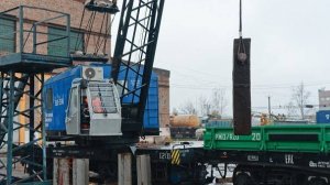 На Михайловский ГОК поступил новый железнодорожный кран