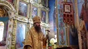 Вручение игуменского жезла епископом Силуаном