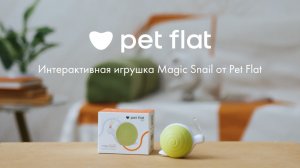 Интерактивная игрушка для кошек Magic Snail от Pet Flat!