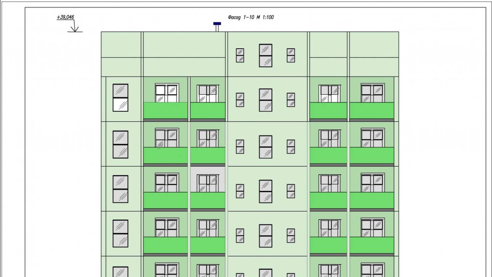 Проект 12-ти этажного жилого дома с чертежами и расчётами смотреть онлайн