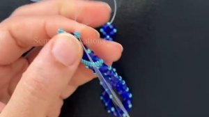Браслет с бантиками от Sonysree Creations Beading