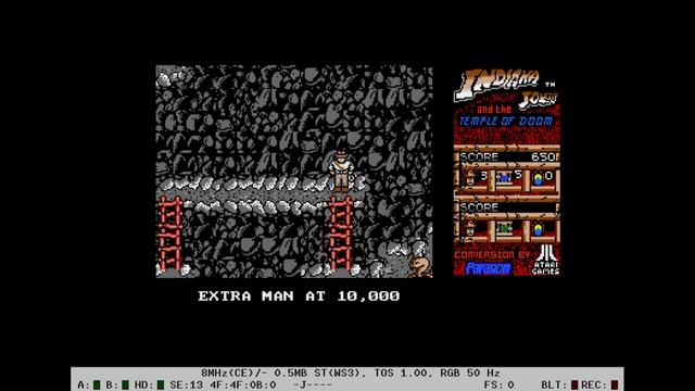 Indiana Jones and the Temple of Doom  (1987) [Atari ST]