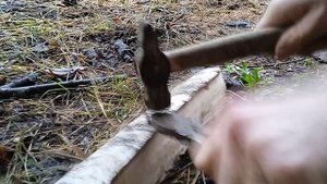 Как забить кривой гвоздь