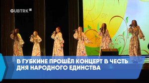 В Губкине прошёл концерт в честь Дня народного единства