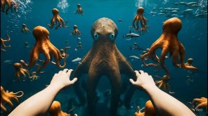 АСМР от ИИ: Подводное спокойствие 🌊 Тишина и расслабление |ASMR: Звуки под водой Спокойствие и сон