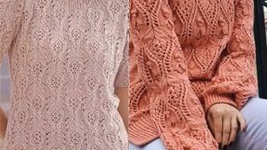 Японские узоры спицами со схемами - Идеи для вдохновения