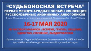 РАВИ (Индия) "Служение в АА". Спикерское выступление на Международной Конвенции АА