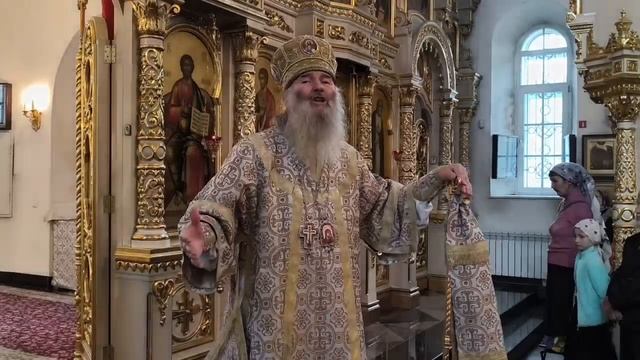 Проповедь митрополита Иоанна на притчу о богаче и Лазаре в храме Рождества Христова г. Йошкар-Олы смотреть онлайн