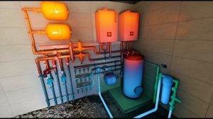 Котельная частного дома 600 кв