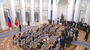 Вручение государственных наград и премии Президента за вклад в укрепление единства российской нации