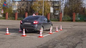 Дорожные конусы Протэкт в автошколе
