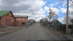 дорога через деревню Кузнецово, Красноярский край