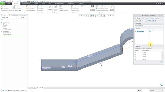 019-03 Creo Parametric - Statistical Design Study - Multi Objective Design Study