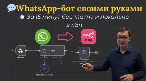 Интеграция WhatsApp и n8n через Evolution API — AI-бот на своём сервере #n8n