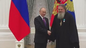 Награждение духовника обители протоиерея Андрея Лемешонка Президентом РФ
