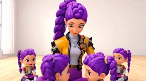 Джину и Руми стали родителями 🎵  Кавер 🔥 K-pop Demon Hunter ⚡️ (AI версия)