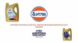 Gulf - Officiële motorolie van het Junior Eurovisiesongfestival'25 in Georgië