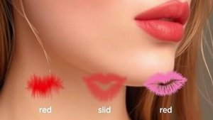 Помада на губах