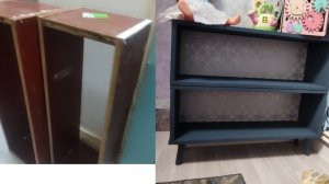 Влог 14/ переделка старых книжных полок