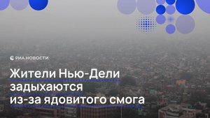 Жители Нью-Дели задыхаются из-за ядовитого смога