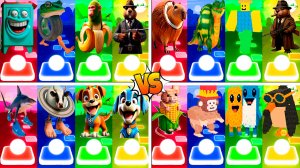 МЕГАМИКС БОМ БОМ БОМ ГАЗУН 🆚 БОНЕКА АМБАЛАБУ 🆚 ДРУГИЕ БРЕЙНРОТ МЕМЫ | Tiles Hop №265-268