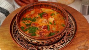 Ароматно, сытно, наваристо. СУП ИЗ КВАШЕНОЙ КАПУСТЫ С КОПЧЁНОСТЯМИ