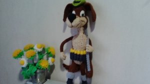 Шарик из _Простоквашино_, ч.4. Sharik of _Prostokvashino_, р.4. Amigurumi. Crochet, амигуруми.