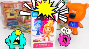 Мимимишки делают распаковку игрушек Фиксиков.