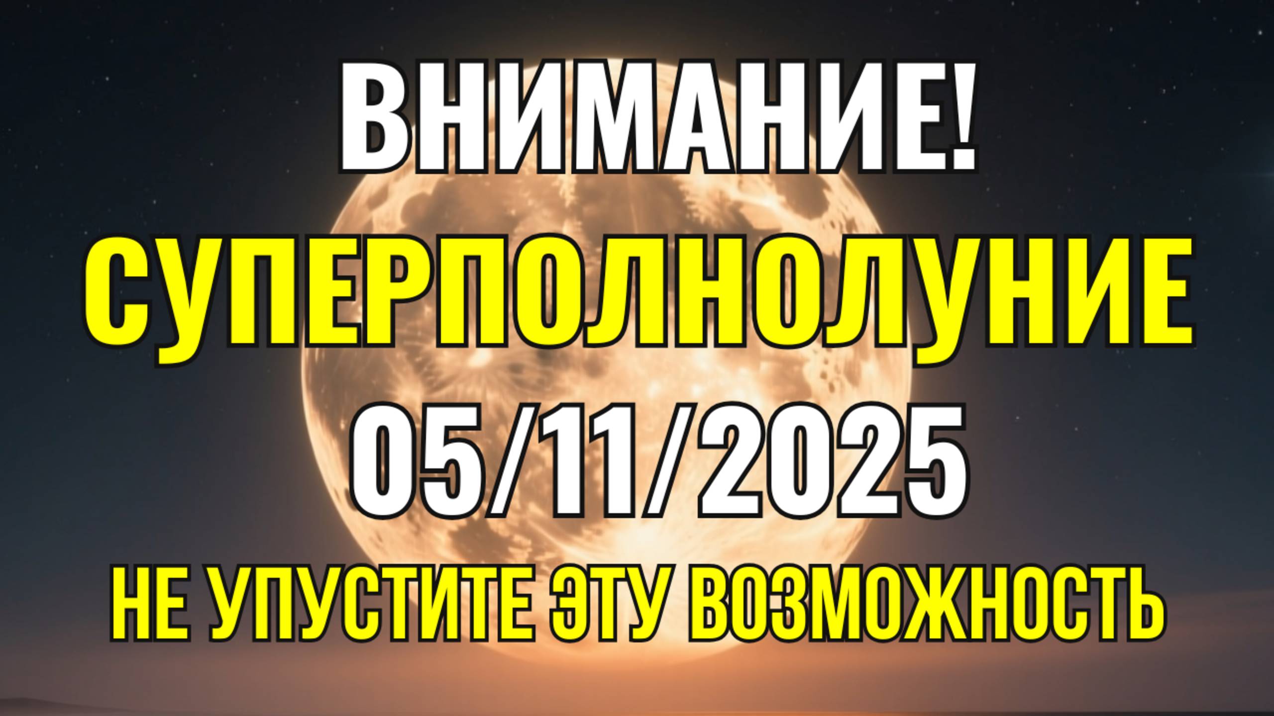 Полнолуние и суперлуние 5 НОЯБРЯ 2025 года! День, меняющий судьбы! ЭТО категорически НЕЛЬЗЯ делать! смотреть онлайн