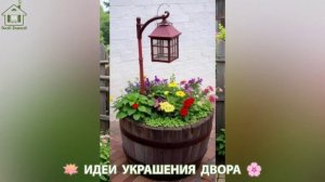 Идеи украшения двора для дома и дачи фото идеи для вдохновения (142)