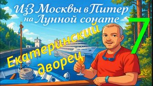 Путешествие из Москвы в Питер на комфортабельном речном судне. Часть 7 - ЕКАТЕРИНИНСКИЙ ДВОРЕЦ
