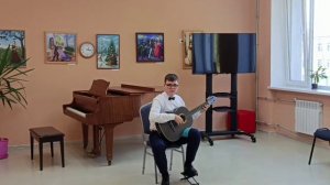 Русская народная песня "Ах вы сени" исп. Мубаракшин Антон