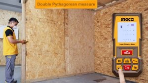 HLDD241201, Комбинированный набор INGCO, лазерный дальномер арт. HLDD0708 + Рулетка 5 х 32