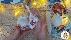 Вязаные игрушки на ёлку. Обзор мастер-класса