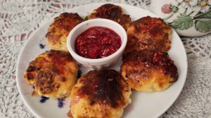 Удачные ЯБЛОЧНЫЕ сырники в аэрогриле/ Подала с протертой малиной/ Ещё покрасила волосы/