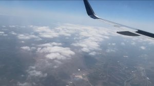 Полет над облаками! Земля в иллюминаторе видна!🙂