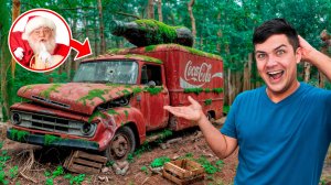 Оживляем ЗАБРОШЕННЫЙ Грузовик COCA-COLA в ЛЕСУ! Он стояла там 30 ЛЕТ!