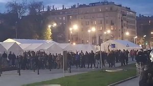 Массовые протесты в Сербии сотни тысяч против Вучича