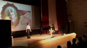 С. Есенин "Мне осталась одна забава..." (Читает: Натали Силаева, рояль: Анастасия Козуб)