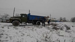 Вывозим мусор на ЗиЛе на свалку! Расчистка участка под строительство!