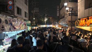 🏯 Ночная осень Икэгами: прогулка по Хонмондзи с осенним шармом Японии!