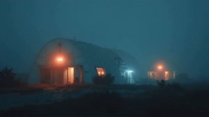Foggy Hangar ~ Dark Post-Apocalyptic Ambient Music ｜ Dystopian Sci-Fi Sounds-(1080p30)