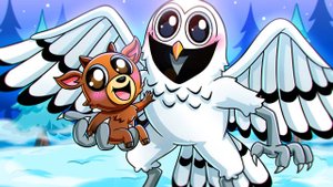 99 НОЧЕЙ В ЛЕСУ, но СОВА ДРУГ! 99 Nights in the Forest анимации