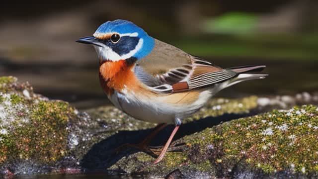 Звуки природы. Птицы. Пение птицы Варакушка у реки