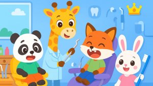 Мультик для ДЕТЕЙ - ЛЕЧИМ зубки у стоматолога Лайк Настя и зверята