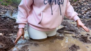 💖 ДЕВОЧКА В РЕЗИНОВЫХ САПОЖКАХ ЛЕГГИНСАХ В ГРЯЗИ