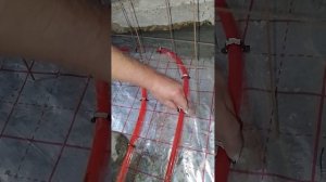 стяжка теплого пола с сеткой, подписываемся 😎