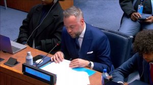 Выступление Е.Е.Успенского на заседании Четвертого комитета 80-й сессии ГА ООН